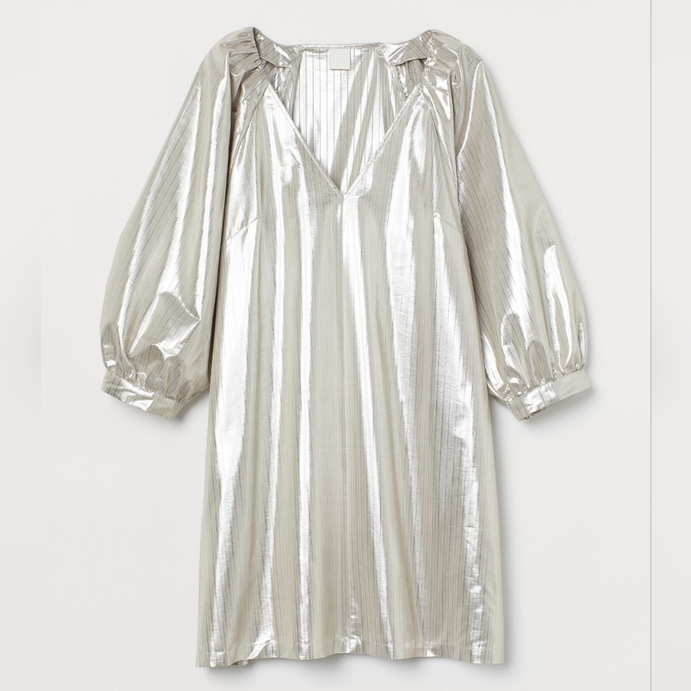H&M Shimmering Dress A-line SZ M